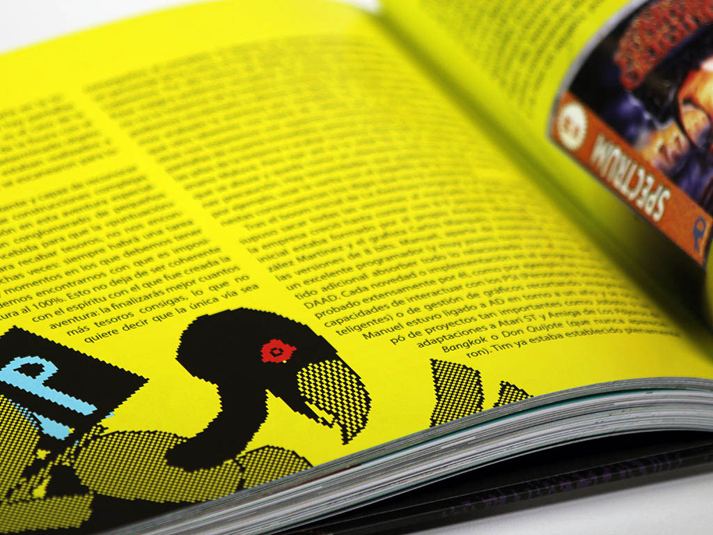 Detalle del libro  físico donde se habla de La Aventura Original.