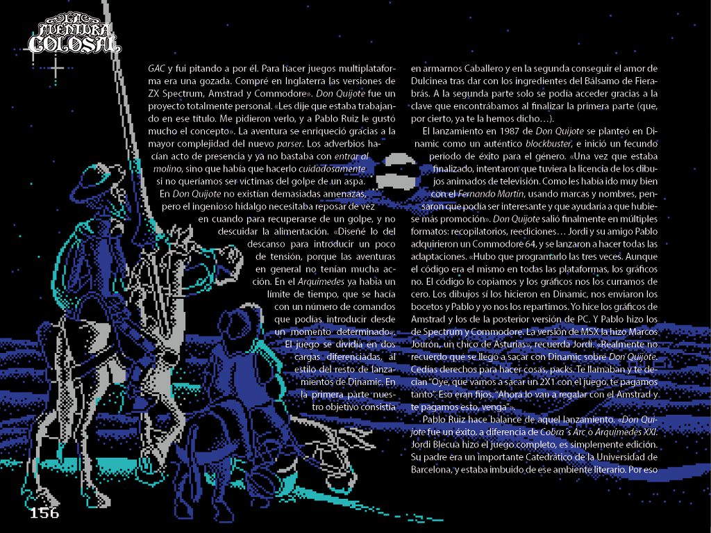 Don Quijote, la primera aventura conversacional bajo el sello AD.