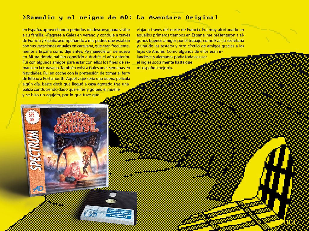 La Aventura Original, la primera aventura de Andrés Samudio publicada por Dinamic.