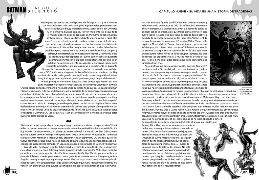 Doble página interior del Capítulo 9