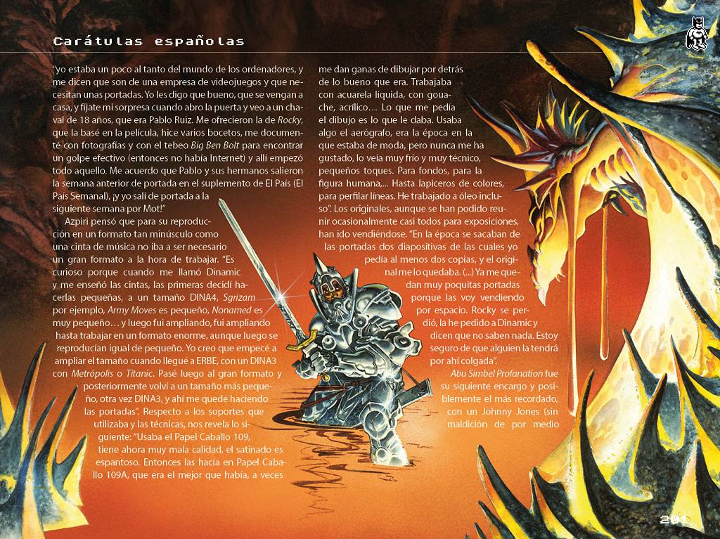 La mítica portada de Camelot Warriors se expande para ilustrar el fondo de esta página.