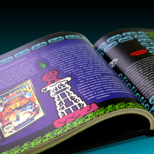 Detalle interior del libro El Mundo del Spectrum